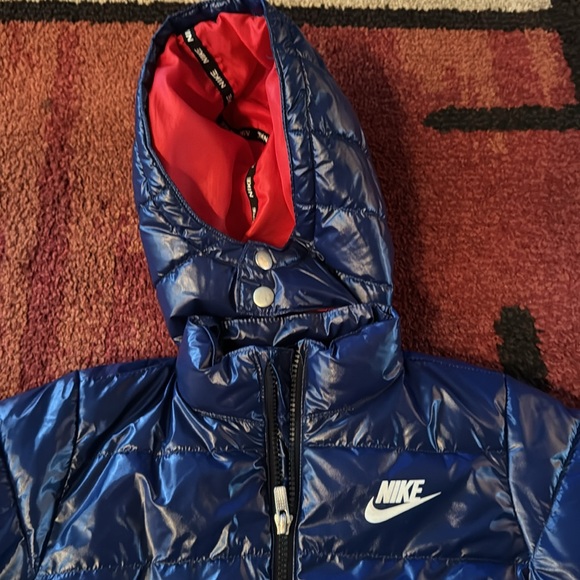 Toddler Nike Hooded‎ Puffer Bomber Jacket - Picture 3 of 11
